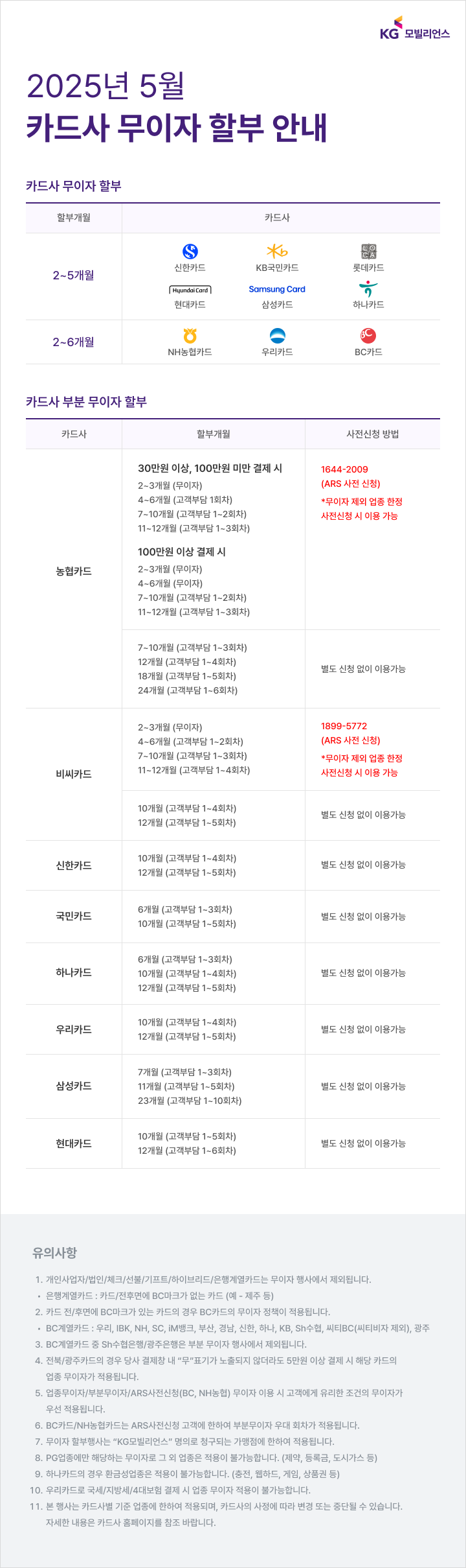 2025년5월 무이자할부 이벤트